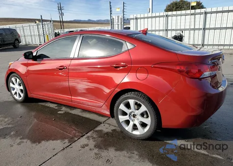 2012 Hyundai Elantra Gls from USA, damaged, VIN KMHDH4AE2CU187486